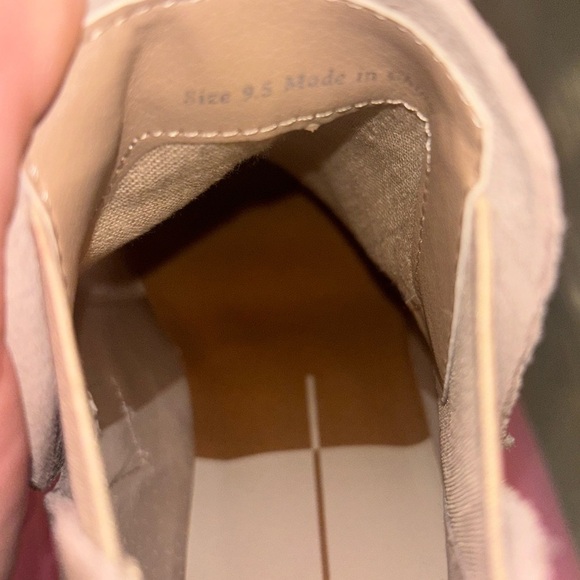 Dolce Vita Cashe H2O Waterproof Boots in Dune Suede Size 9.5 - Picture 4 of 14